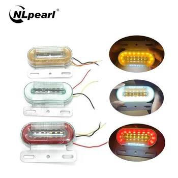 Nlpearl Car Light Assembly 24V 12LED Car Side Marker Lights Waterproof Auto External Lights Tail Light For Trailer Truck Lorry
Nlpearl Car Light Assembly 24V 12LED Car Side Marker Lights Waterproof Auto External Lights Tail Light For Trailer Truck Lorry