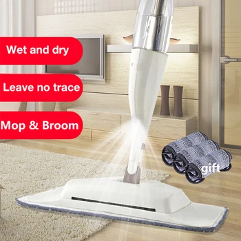 3-in-1 Spray Mop Broom Set Steam Magic Mop Wooden Floor Flat Mops Home Cleaning Tool with Reusable Microfiber Pads Cloth
3-in-1 Spray Mop Broom Set Steam Magic Mop Wooden Floor Flat Mops Home Cleaning Tool with Reusable Microfiber Pads Cloth