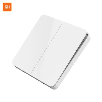 Xiaomi Mijia Smart Switch Wall Switch Single/Double Open Dual Control Switch 2 Modes Switch Over Intelligent Lamp Lights Switch
Xiaomi Mijia Smart Switch Wall Switch Single/Double Open Dual Control Switch 2 Modes Switch Over Intelligent Lamp Lights Switch