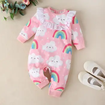 bunvel Toddler Newborn Baby Girls Boys Clothes Jumpsuit Jumpers Spring Cute Rainbow Pattern Baby Girls Boys Rompers Outfits
bunvel Toddler Newborn Baby Girls Boys Clothes Jumpsuit Jumpers Spring Cute Rainbow Pattern Baby Girls Boys Rompers Outfits
