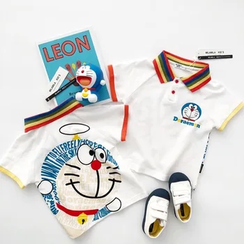 Tonytaobaby Summer New Cotton Boys and Girls Cartoon Rainbow Lapel T-shirt Short Sleeve
Tonytaobaby Summer New Cotton Boys and Girls Cartoon Rainbow Lapel T-shirt Short Sleeve