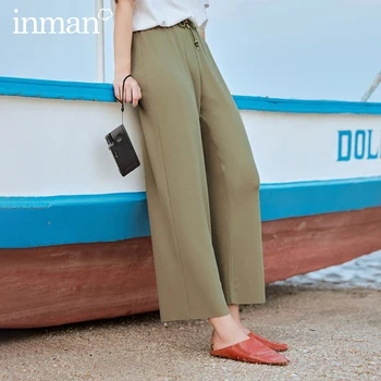 INMAN 2020 Summer New Arrival Retro Literary Elastic Drawstring Ankle Length Loose Pant
INMAN 2020 Summer New Arrival Retro Literary Elastic Drawstring Ankle Length Loose Pant
