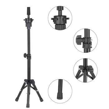 Mini Adjustable Wig Stand Hairdressing Tripod Mannequin False Head Holder Training Head Table Stand Wig Mold Clamp
Mini Adjustable Wig Stand Hairdressing Tripod Mannequin False Head Holder Training Head Table Stand Wig Mold Clamp