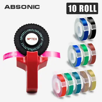 Absonic Motex E101 9mm Label Printer White on Black 3D Embossing Manual Tapes Plastic Embossing Labels for Dymo Printer Ribbon
Absonic Motex E101 9mm Label Printer White on Black 3D Embossing Manual Tapes Plastic Embossing Labels for Dymo Printer Ribbon