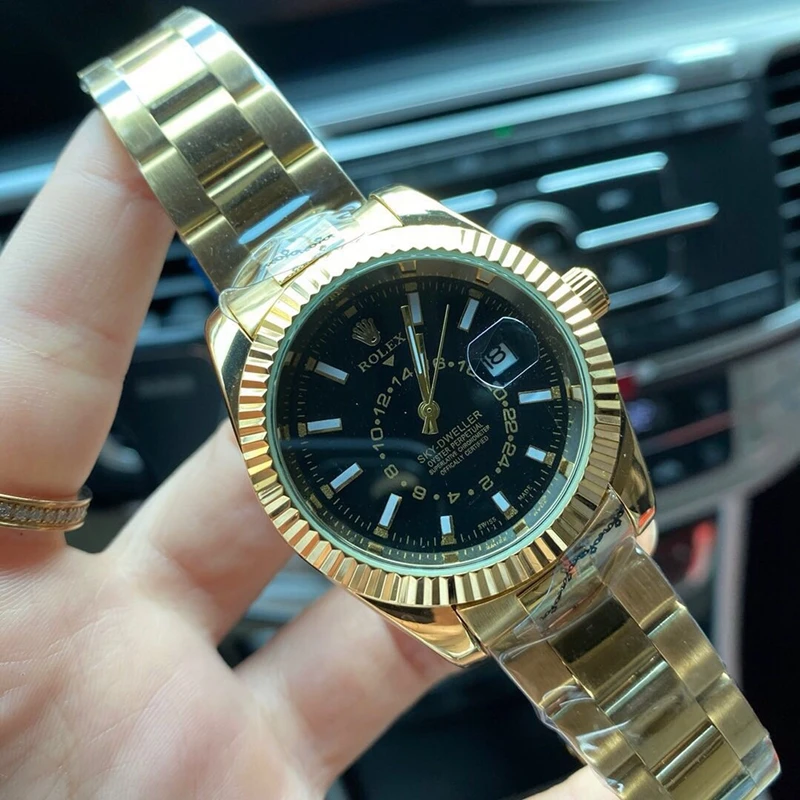 Rolex- Women Men's Quartz Watch fashion Luxury Tops brand Gift gold Casual Waterproof Designer watches 925Orders
Rolex- Women Men's Quartz Watch fashion Luxury Tops brand Gift gold Casual Waterproof Designer watches 925Orders