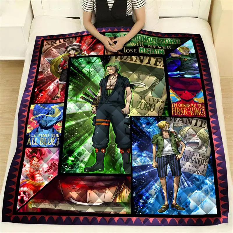 2020 Summer 3D Printed Anime One Piece Quilt Blanket For Kids Bedding Throw Soft Warm Office Thin Blanket Cotton Quilt King Size
2020 Summer 3D Printed Anime One Piece Quilt Blanket For Kids Bedding Throw Soft Warm Office Thin Blanket Cotton Quilt King Size