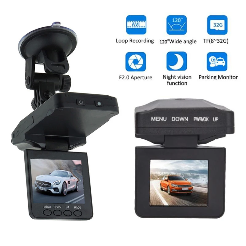 2.4 Inch LCD Display 6 Infrared LED 270 Degree Wide Angle Rotatable Night Vision FHD Car DVR Driving Recorder Camera Recorder
2.4 Inch LCD Display 6 Infrared LED 270 Degree Wide Angle Rotatable Night Vision FHD Car DVR Driving Recorder Camera Recorder