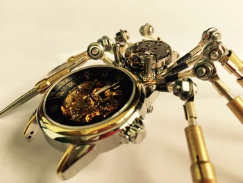 Steampunk Metal Robotics Spider Kits DIY Hobby Tools Cool Toy Model Assembly Gizmo Creative Boy Gift Birthdays Present
Steampunk Metal Robotics Spider Kits DIY Hobby Tools Cool Toy Model Assembly Gizmo Creative Boy Gift Birthdays Present