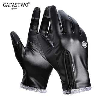 Autumn Winter Men Touch Screen Leather Gloves Waterproof Ladies Fashion Cool Black Velvet Warm Outdoor Windproof Non-Slip Gloves
Autumn Winter Men Touch Screen Leather Gloves Waterproof Ladies Fashion Cool Black Velvet Warm Outdoor Windproof Non-Slip Gloves