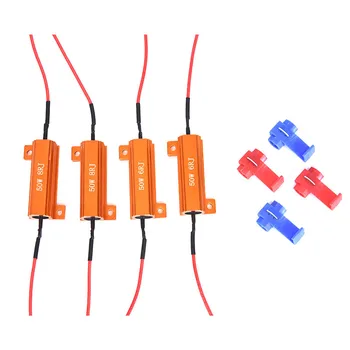 2pcs 6/8Ohm 50W Aluminium Housed High Power Decoder Resistor For LED Load Resistor Bulb Lamp
2pcs 6/8Ohm 50W Aluminium Housed High Power Decoder Resistor For LED Load Resistor Bulb Lamp