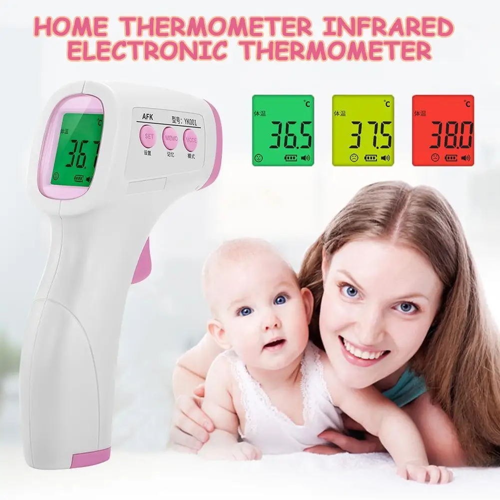 Medical Health Monitor Digital Thermometer Gun Non-Contact Multi-function Laser Infrared IR Forehead Temperature Thermometers
Medical Health Monitor Digital Thermometer Gun Non-Contact Multi-function Laser Infrared IR Forehead Temperature Thermometers