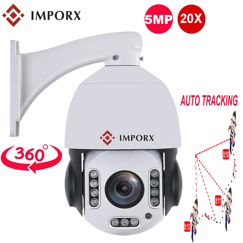 IMPORX Super HD 5MP 20X Cloud Wireless IP Camera Intelligent Auto Tracking Of Human Home Security Surveillance CCTV Wifi Camera
IMPORX Super HD 5MP 20X Cloud Wireless IP Camera Intelligent Auto Tracking Of Human Home Security Surveillance CCTV Wifi Camera