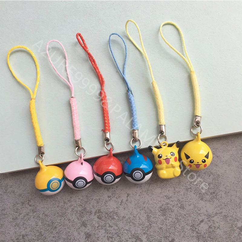 Cartoon Cute Pokemon Pikachu Elf Ball Keychains Anime Keyring Bell Key Chain Handbag Key Ring Kid Toy Pendant Phone Straps
Cartoon Cute Pokemon Pikachu Elf Ball Keychains Anime Keyring Bell Key Chain Handbag Key Ring Kid Toy Pendant Phone Straps