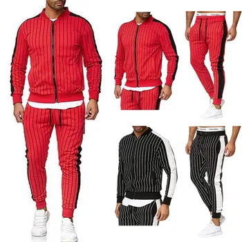 Hawcoar Men's Autumn Winter Fashion Casual Button Stripe Sweatshirt Top Pants Sets Sport Suit Tracksuit Wholesale Free Ship Z4
Hawcoar Men's Autumn Winter Fashion Casual Button Stripe Sweatshirt Top Pants Sets Sport Suit Tracksuit Wholesale Free Ship Z4