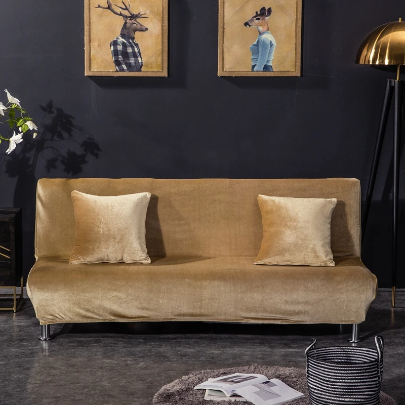 Plush Fabric Armless Sofa Bed Cover Universal Size Big Size Slipcovers Stretch Covers Cheap Couch Protector Elastic Bench Cover
Plush Fabric Armless Sofa Bed Cover Universal Size Big Size Slipcovers Stretch Covers Cheap Couch Protector Elastic Bench Cover