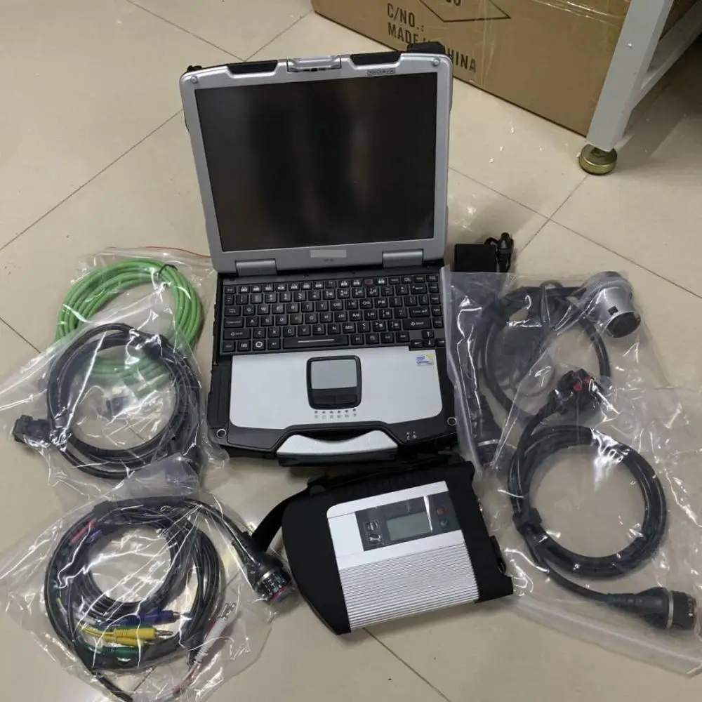 Mb Star c4 новейшее программное обеспечение Ssd с ноутбуком CF-30 Toughbook диагностический