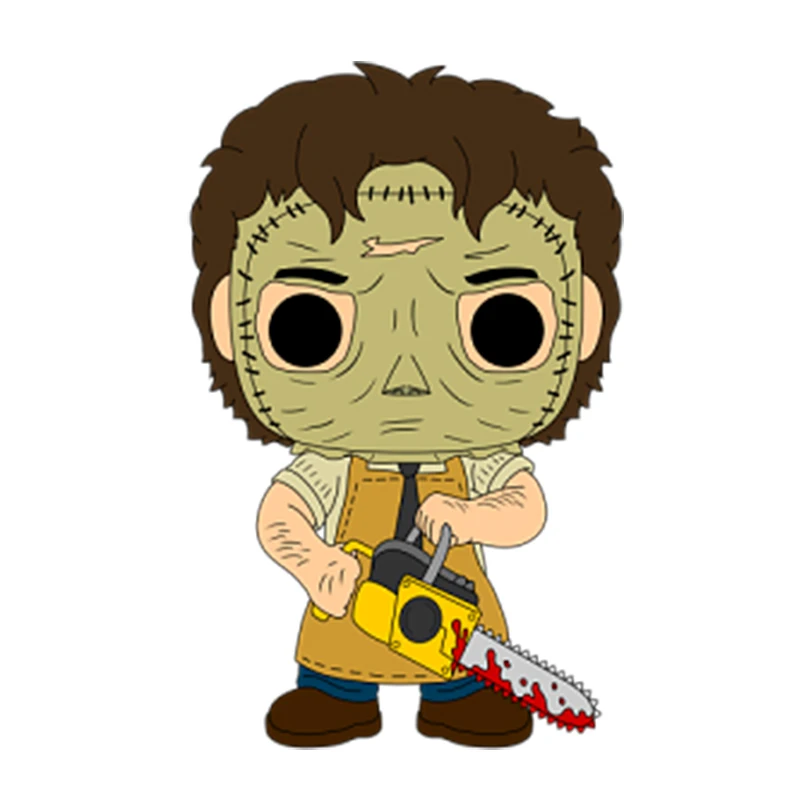 texas chainsaw massacre badge brooch 
texas chainsaw massacre badge brooch