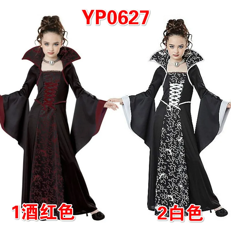 Renaissance Costume medieval Renaissance Kid's queen of Princess Dress Girls Outfit Gothic Vampire Cosplay Medieval Dress
Renaissance Costume medieval Renaissance Kid's queen of Princess Dress Girls Outfit Gothic Vampire Cosplay Medieval Dress