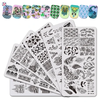 Beautybigbang Stainless Steel Nail Stamping Plates Diy Geometric Pattern Nail Art Image TemplatesCY
Beautybigbang Stainless Steel Nail Stamping Plates Diy Geometric Pattern Nail Art Image TemplatesCY