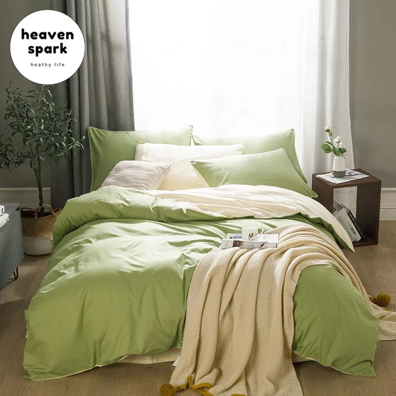 20 Colors Solid Bed Linens 100% Cotton Bedding Set King Size with Duver Cover+Sheet/Bedspread+Pillowcase 200x230 for 150 Bed
20 Colors Solid Bed Linens 100% Cotton Bedding Set King Size with Duver Cover+Sheet/Bedspread+Pillowcase 200x230 for 150 Bed