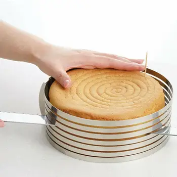 Round Bread Cake Cutter Slicer Stainless Steel Cake Ring Adjustable Mould Cutter Fondant Baking Mold Decoration Mousse Cake W0E0
Round Bread Cake Cutter Slicer Stainless Steel Cake Ring Adjustable Mould Cutter Fondant Baking Mold Decoration Mousse Cake W0E0