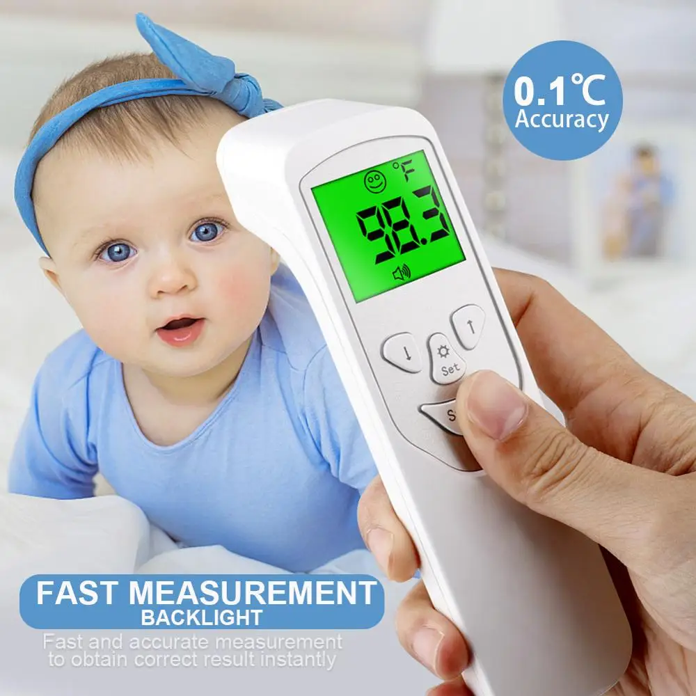 CE FDA Certifications LCD Digital Body Infrared Thermometer Non Contact For Adult Kids Baby Forehead Temperature Measure Gun
CE FDA Certifications LCD Digital Body Infrared Thermometer Non Contact For Adult Kids Baby Forehead Temperature Measure Gun
