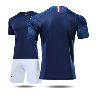 France Jersey Suit 2018 World Cup 2 Star 10 Kylian Mbappe No. 7 Griezmann Football Clothes Custom 
France Jersey Suit 2018 World Cup 2 Star 10 Kylian Mbappe No. 7 Griezmann Football Clothes Custom