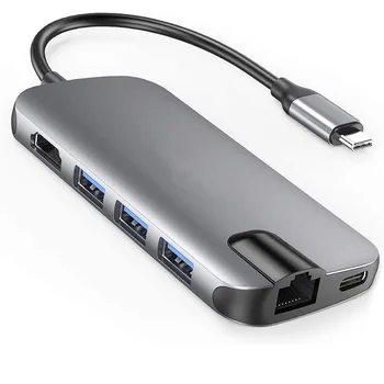 USB C Hub 8 in 1 Type C Hub with 4K HDMI PD Charging 3 USB 3.0 Ports SD/TF Card Reader for MacBook Air iPad and Type C Laptops
USB C Hub 8 in 1 Type C Hub with 4K HDMI PD Charging 3 USB 3.0 Ports SD/TF Card Reader for MacBook Air iPad and Type C Laptops