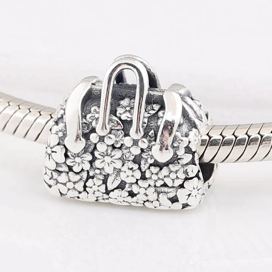 Authentic S925 Sterling Silver Bead DIY Jewelry Daisies Flowers HandBag Charm fit Pandora Bracelet Bangle 
Authentic S925 Sterling Silver Bead DIY Jewelry Daisies Flowers HandBag Charm fit Pandora Bracelet Bangle