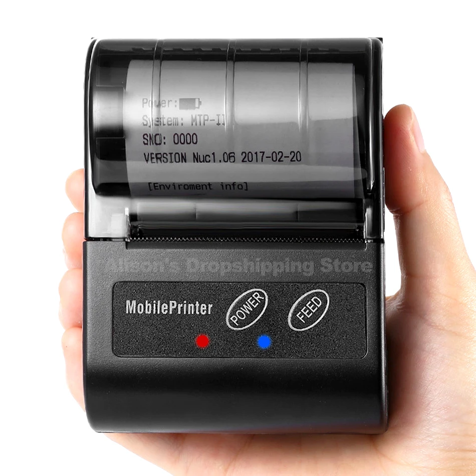 POS Handheld Mini 58mm Bluetooth Printer Thermal Printer Pocket Portable Ticket Receipt USB Wireless for Android IOS System
POS Handheld Mini 58mm Bluetooth Printer Thermal Printer Pocket Portable Ticket Receipt USB Wireless for Android IOS System