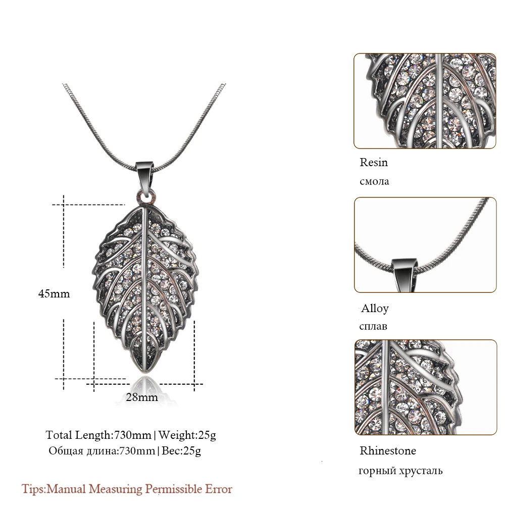 size necklace