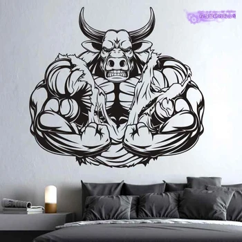 Fitness Bull Decal Gym Boxing Sticker Body-building Posters Vinyl Wall Decals Mural Fitness Crossfit Decal Muscle Gym Sticker
Fitness Bull Decal Gym Boxing Sticker Body-building Posters Vinyl Wall Decals Mural Fitness Crossfit Decal Muscle Gym Sticker