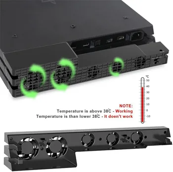 PS4 Pro Cooling External 5 Fans Super Turbo Intelligent Temperature Control With Usb Cable For Sony PlayStation 4 Pro Console
PS4 Pro Cooling External 5 Fans Super Turbo Intelligent Temperature Control With Usb Cable For Sony PlayStation 4 Pro Console