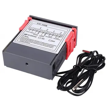 STC-3008 Dual LED Probe Temperature Controller Thermostat Temperature Control Meter With LED Display
STC-3008 Dual LED Probe Temperature Controller Thermostat Temperature Control Meter With LED Display
