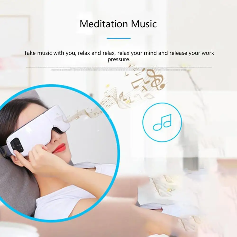 Upgraded Eye Massager Music Massager Eye Care Adjustable Eye Massager Portable Hot Air Pressure Massage
Upgraded Eye Massager Music Massager Eye Care Adjustable Eye Massager Portable Hot Air Pressure Massage