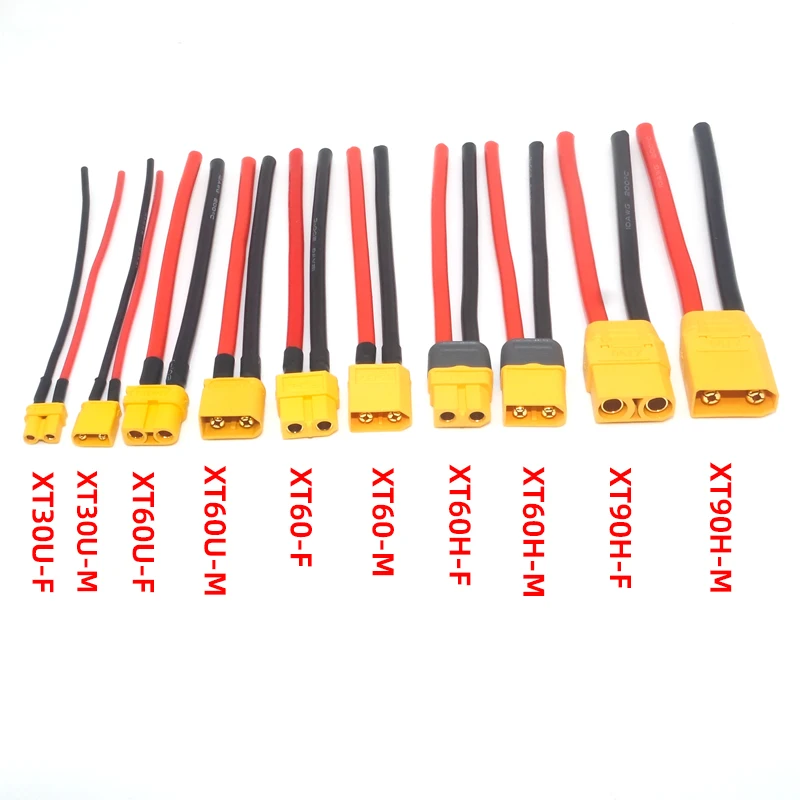 10/20/30/40/50CM UAV Wire Harness Accessories Amass XT90 Male and Female Plug With 12AWG/10AWG Silicone Flexible Cord Connector 2 Mallzona H811c7c23a27a462683a3c39ae34177b3W 10/20/30/40/50CM UAV Wire Harness Accessories Amass XT90 Male and Female Plug With 12AWG/10AWG Silicone Flexible Cord Connector Mallzona