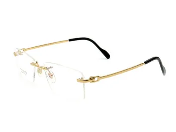 Retro Men Business Design Rimless Pure Titanium Optical Eyewear Goggle Anti-fatigue Silver Gold Brand Reading Glasses Men Gafas
Retro Men Business Design Rimless Pure Titanium Optical Eyewear Goggle Anti-fatigue Silver Gold Brand Reading Glasses Men Gafas
