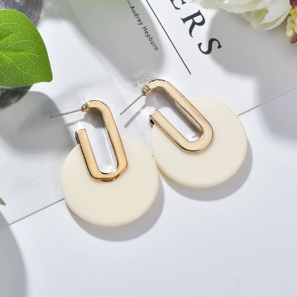 New Fashion Bohemia Acrylic Acetate Aros Earrings Women Vintage Leopard Print Circle Hoops Alloy Earring Mujer Jewelry Female
New Fashion Bohemia Acrylic Acetate Aros Earrings Women Vintage Leopard Print Circle Hoops Alloy Earring Mujer Jewelry Female