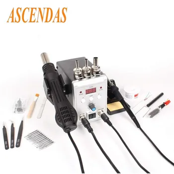 ASCENDAS 3in1 Hot Air Gun + Solder Iron + Power Supply Rework Desoldering Station Professional LED Digital Display CS-087
ASCENDAS 3in1 Hot Air Gun + Solder Iron + Power Supply Rework Desoldering Station Professional LED Digital Display CS-087