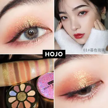HOJO 11 Color Eyeshadow Palette Shine Colorful Diamond Eyeshadow Matte Pearlescent Earth Color
HOJO 11 Color Eyeshadow Palette Shine Colorful Diamond Eyeshadow Matte Pearlescent Earth Color