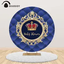 Allenjoy Royal Crown Round Circle Backdrop Covers Birthday Party Baby Shower Blue Background Photo booth Photozone Decor Banner
Allenjoy Royal Crown Round Circle Backdrop Covers Birthday Party Baby Shower Blue Background Photo booth Photozone Decor Banner