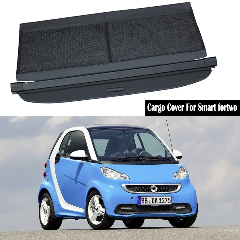 

Rear Cargo Cover For Smart fortwo 2009 2010 2011 2012 2013 2014 privacy Trunk Screen Security Shield shade Accessories