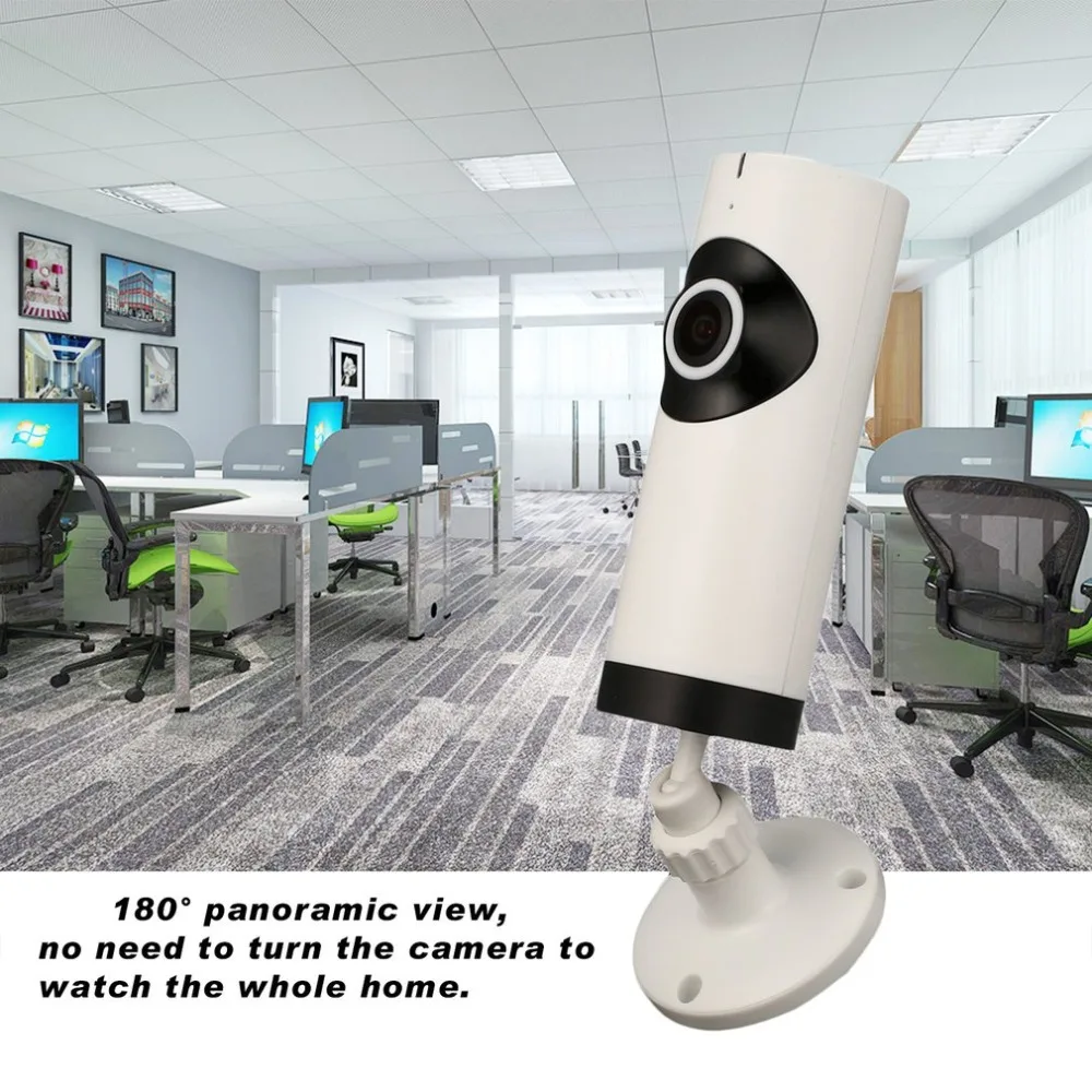 1801 720P Full View 180 Degree Panoramic Camera WiFi Smart Camera Two-way Clever Dog Home Security Baby Monitor Motion Detection
1801 720P Full View 180 Degree Panoramic Camera WiFi Smart Camera Two-way Clever Dog Home Security Baby Monitor Motion Detection