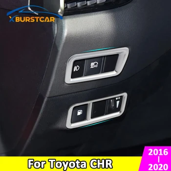 Xburstcar for Toyota C-HR CHR 2016 - 2020 Car-Styling Fog Lights Switch Cover Trim Headlight Switch Circle Sticker Accessories
Xburstcar for Toyota C-HR CHR 2016 - 2020 Car-Styling Fog Lights Switch Cover Trim Headlight Switch Circle Sticker Accessories