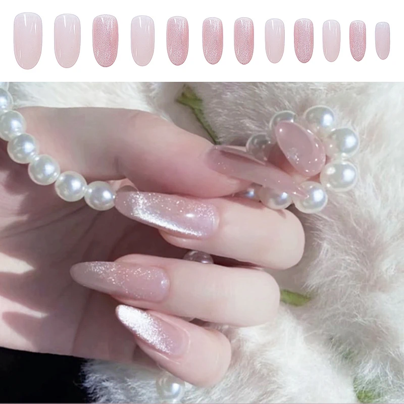 24pcs RemovableMermaid Cat Eye Nail Powder Aurora False Nails French nail tips Press On Fake Nails Pointed Nail Extension
24pcs RemovableMermaid Cat Eye Nail Powder Aurora False Nails French nail tips Press On Fake Nails Pointed Nail Extension