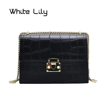 New Fashion Women Croco Shoulder Bags Ladies Chains Hasp Envelope Bag Crosbody Bags Alligator Messenger Bag
New Fashion Women Croco Shoulder Bags Ladies Chains Hasp Envelope Bag Crosbody Bags Alligator Messenger Bag