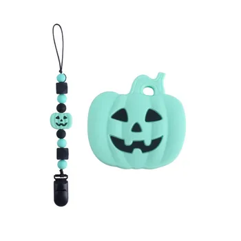 Pumkin Teether Chain For Baby Teether Teething Pacifier Clips For Handmade DIY Halloween Celebrate BPA Free Food Grade Silicone
Pumkin Teether Chain For Baby Teether Teething Pacifier Clips For Handmade DIY Halloween Celebrate BPA Free Food Grade Silicone