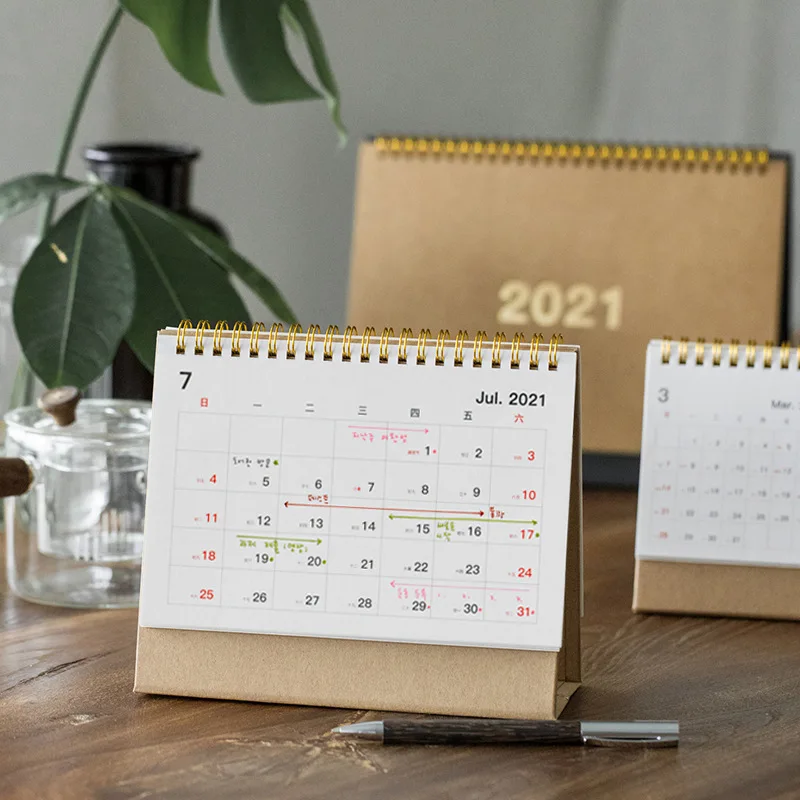2021 NEW Kawaii Gold 3 Size Solid Color Kfaft Calendar Coil Schedule Creative Desk Table Dates Reminder Timetable Planner sl2492
2021 NEW Kawaii Gold 3 Size Solid Color Kfaft Calendar Coil Schedule Creative Desk Table Dates Reminder Timetable Planner sl2492