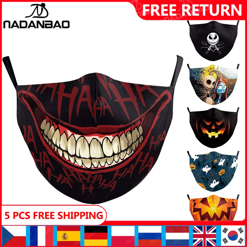 NADANBAO Classic Halloween Cosplay Masks Kids Pumpkin Print Washable Face Cover Fashion Funny Party Mask Adult Half Face
NADANBAO Classic Halloween Cosplay Masks Kids Pumpkin Print Washable Face Cover Fashion Funny Party Mask Adult Half Face