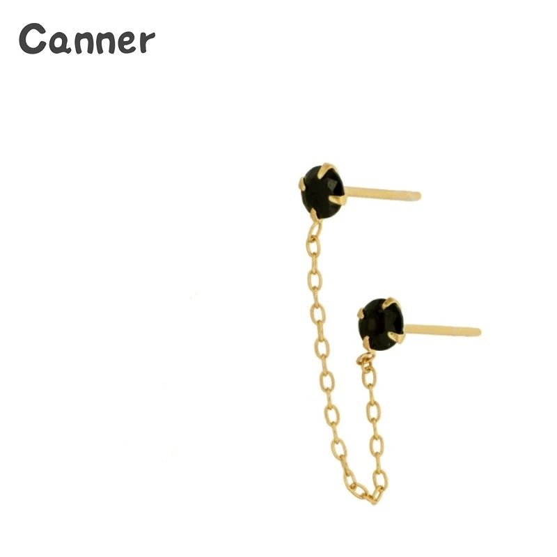 Canner Vintage Black Zircon Crystals Cartilage Stud Earrings for Women Girls Piercing Fine Silver 925 Jewelry Kolczyki Damskie
Canner Vintage Black Zircon Crystals Cartilage Stud Earrings for Women Girls Piercing Fine Silver 925 Jewelry Kolczyki Damskie